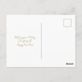 Weihnachtskarte Postkarte (Rückseite)