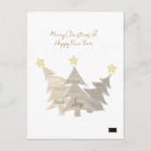 Weihnachtskarte Postkarte (Vorderseite)