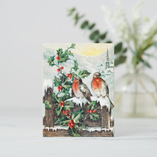 Weihnachtskarte Postkarte (Stehend Vorderseite)