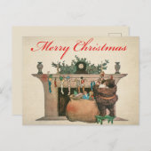 Weihnachtskarte Postkarte (Vorne/Hinten)