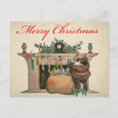 Weihnachtskarte Postkarte (Vorderseite)