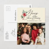 Weihnachtskarte Postkarte (Vorne/Hinten)