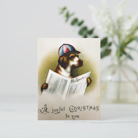 Weihnachtskarte Postkarte (Stehend Vorderseite)