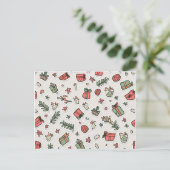 Weihnachtskarte Postkarte (Stehend Vorderseite)