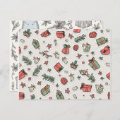 Weihnachtskarte Postkarte (Vorne/Hinten)