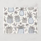 Weihnachtskarte Postkarte (Rückseite)