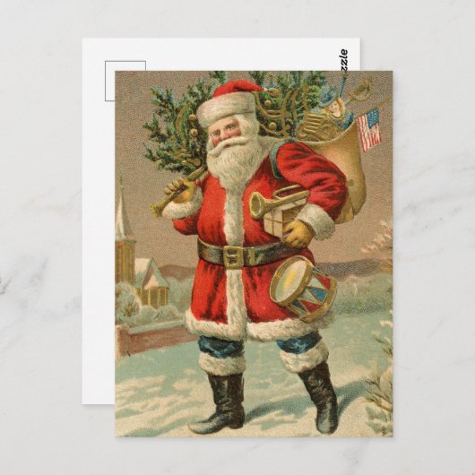 Weihnachtskarte Postkarte (Vorne/Hinten)