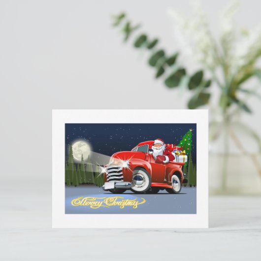 Weihnachtskarte Postkarte (Stehend Vorderseite)