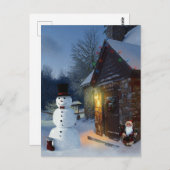 Weihnachtskarte Postkarte (Vorne/Hinten)