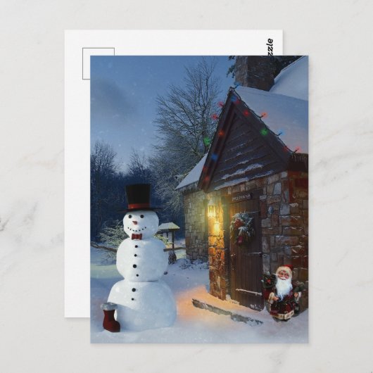 Weihnachtskarte Postkarte (Vorne/Hinten)