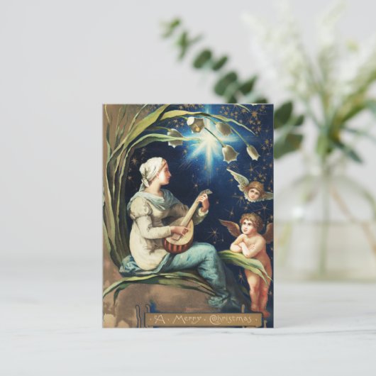 Weihnachtskarte Postkarte (Stehend Vorderseite)