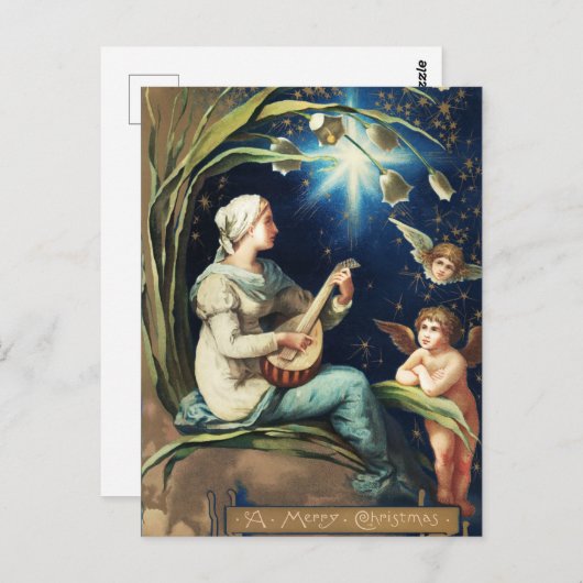 Weihnachtskarte Postkarte (Vorne/Hinten)