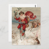 Weihnachtskarte Postkarte (Vorne/Hinten)