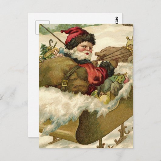Weihnachtskarte Postkarte (Vorne/Hinten)