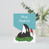 Weihnachtskarte Postkarte (Stehend Vorderseite)