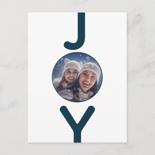 Weihnachtskarte Postkarte (Vorderseite)