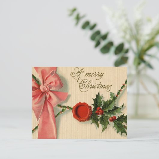 Weihnachtskarte Postkarte (Stehend Vorderseite)