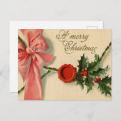 Weihnachtskarte Postkarte (Vorne/Hinten)