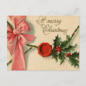 Weihnachtskarte Postkarte (Vorderseite)