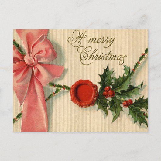 Weihnachtskarte Postkarte (Vorderseite)