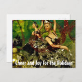 Weihnachtskarte Postkarte (Vorne/Hinten)