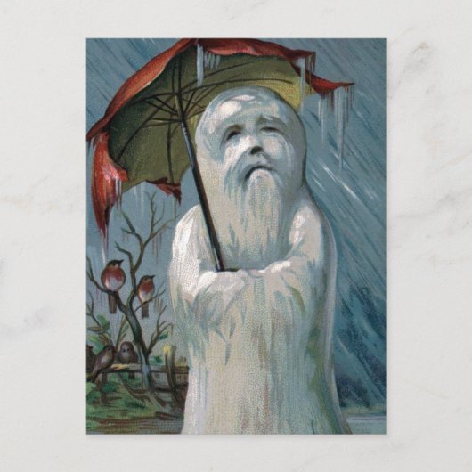 Weihnachtskarte Postkarte (Vorderseite)