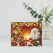 Weihnachtskarte postkarte (Stehend Vorderseite)