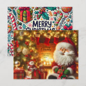 Weihnachtskarte postkarte (Vorne/Hinten)