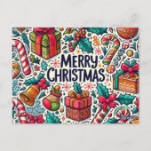 Weihnachtskarte postkarte (Rückseite)