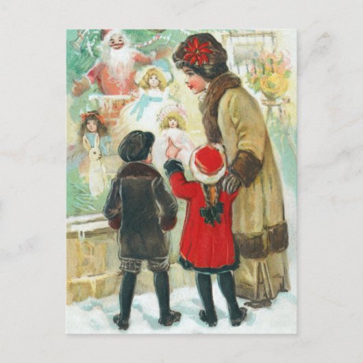 Weihnachtskarte Postkarte (Vorderseite)