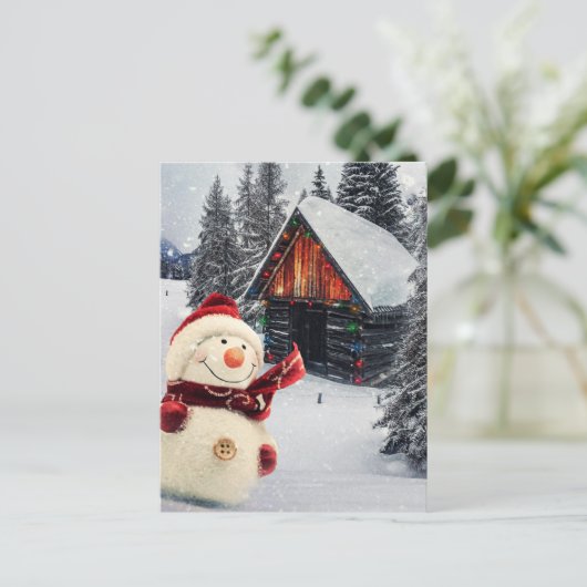 Weihnachtskarte Postkarte (Stehend Vorderseite)