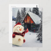 Weihnachtskarte Postkarte (Vorne/Hinten)