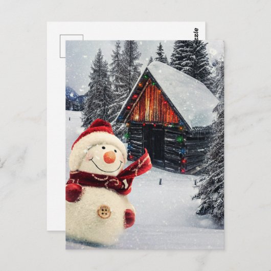 Weihnachtskarte Postkarte (Vorne/Hinten)