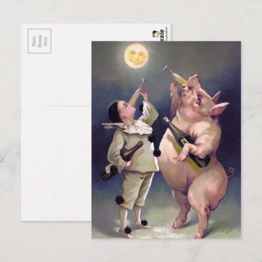 Weihnachtskarte Postkarte (Vorne/Hinten)