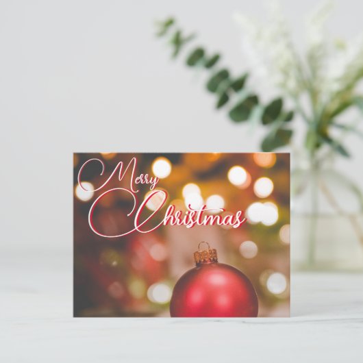 Weihnachtskarte Postkarte (Stehend Vorderseite)