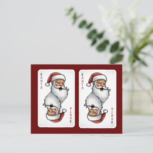 Weihnachtskarte Postkarte (Stehend Vorderseite)