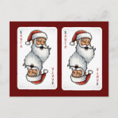 Weihnachtskarte Postkarte (Vorderseite)