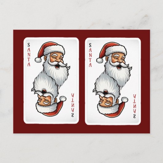 Weihnachtskarte Postkarte (Vorderseite)