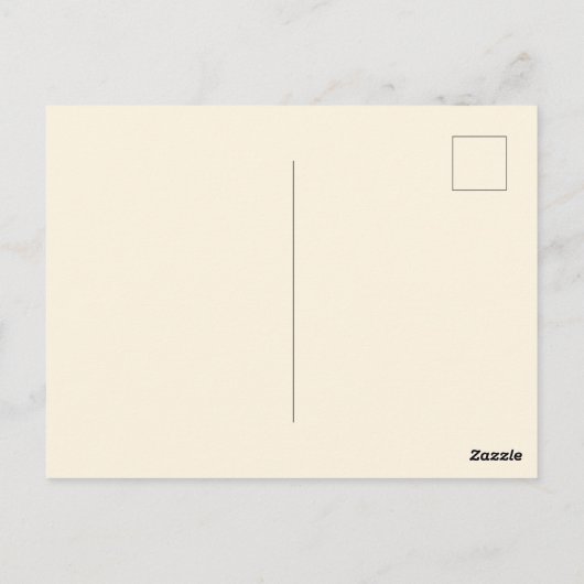 Weihnachtskarte Postkarte (Rückseite)