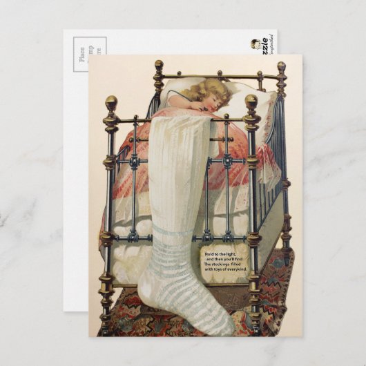 Weihnachtskarte Postkarte (Vorne/Hinten)