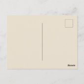 Weihnachtskarte Postkarte (Rückseite)