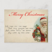 Weihnachtskarte Postkarte (Vorderseite)