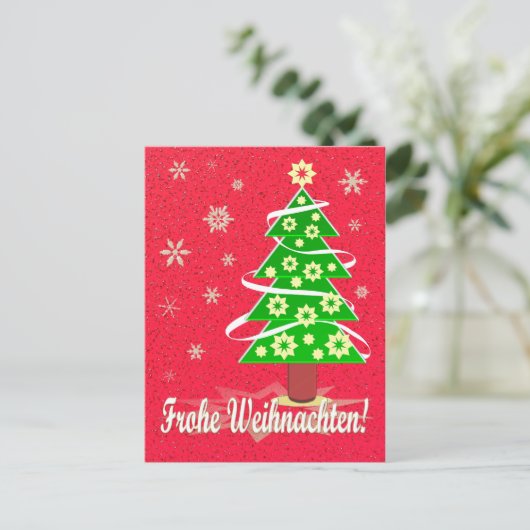 Weihnachtskarte Postkarte (Stehend Vorderseite)