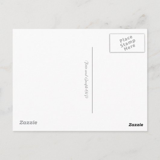 Weihnachtskarte Postkarte (Rückseite)