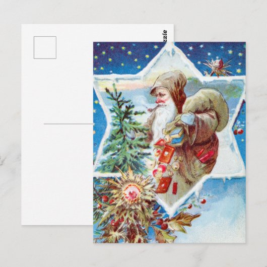 Weihnachtskarte Postkarte (Vorne/Hinten)