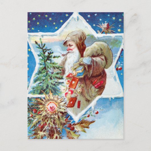 Weihnachtskarte Postkarte (Vorderseite)