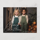 Weihnachtskarte Postkarte (Vorderseite)