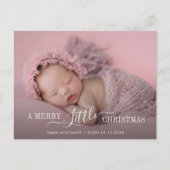 Weihnachtskarte Postkarte (Vorderseite)