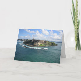 Weihnachtskarte Puertos Rico Feliz Navidad Feiertagskarte