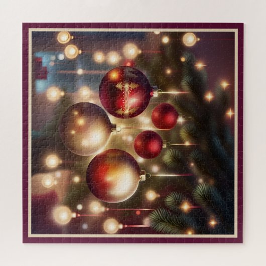 Weihnachtskarte Puzzle (Horizontal)